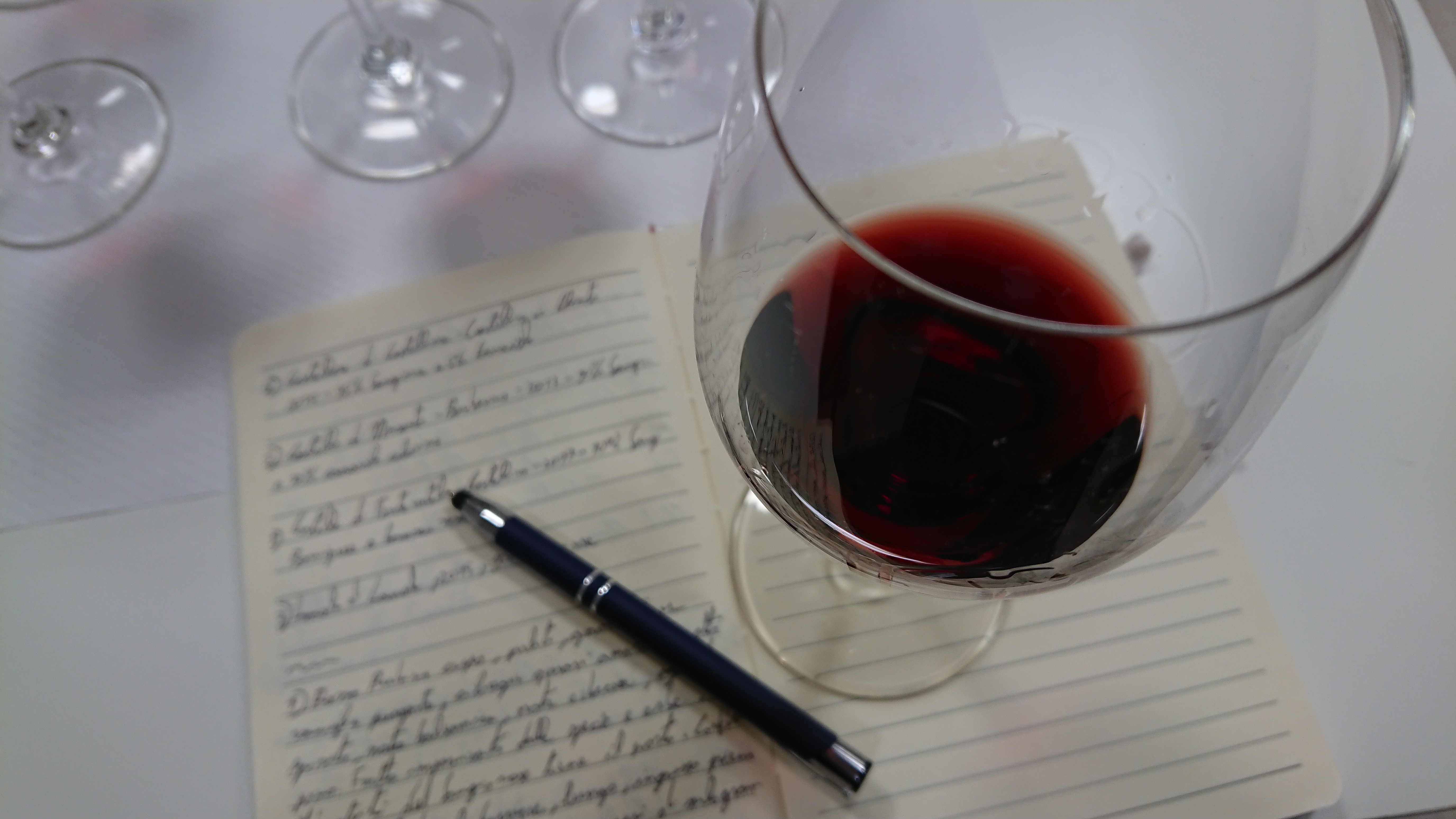 vino e appunti di degustazione
