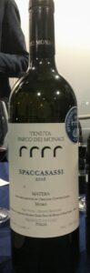 Spaccasassi Moro di Matera Doc 2016, Tenuta Parco dei Monaci